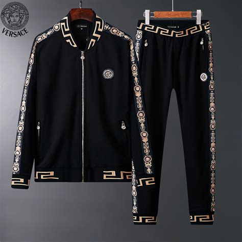 velvet tracksuit men's Versace